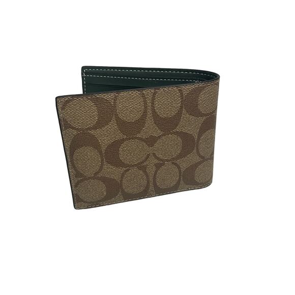 Coach men Wallet In Signature Canvas With Varsity Motif - Picture 7 of 7